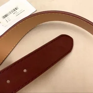 Paul Smith | Accessories | Paul Smith Leather Belt Wine Red  display picture 1